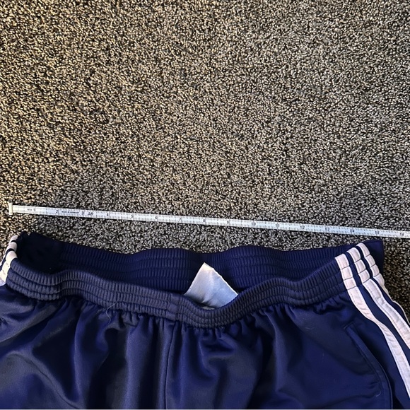 Vintage Adidas Mens Blue /White Stripe Basketball Joggers XXL Tear Away Warmups - Picture 10 of 16